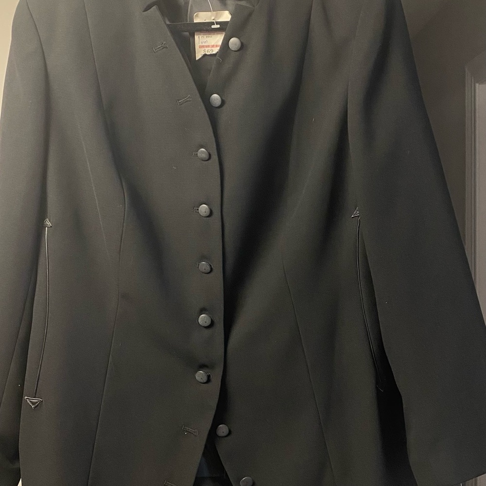 NWT John Meyer Elegant Black Women's Jacket size 14W